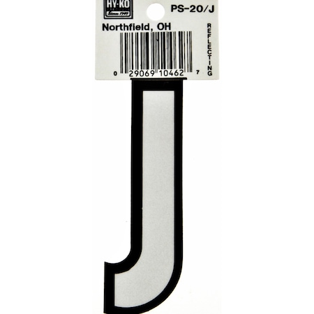 3.25In Boat Letter J, 10PK